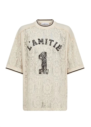 Lace football tee Pearl HAUTE L'AMITIÈ